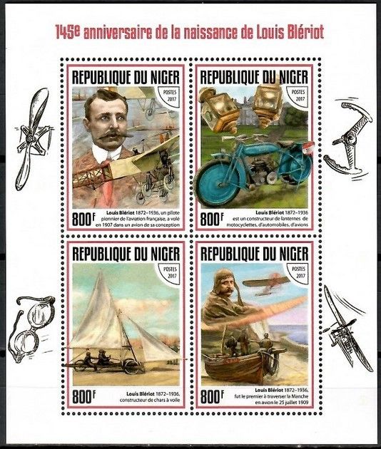 Znaczek Niger 2017 Mi ark 5127-5130 Czyste **