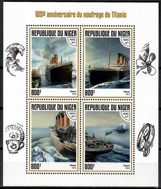 Znaczek Niger 2017 Mi ark 5147-5150 Czyste **