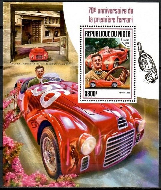 Znaczek Niger 2017 Mi bl 742 Czyste **
