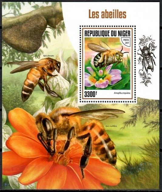 Znaczek Niger 2017 Mi bl 743 Czyste **
