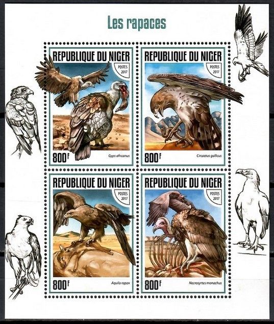 Znaczek Niger 2017 Mi ark 5212-5215 Czyste **