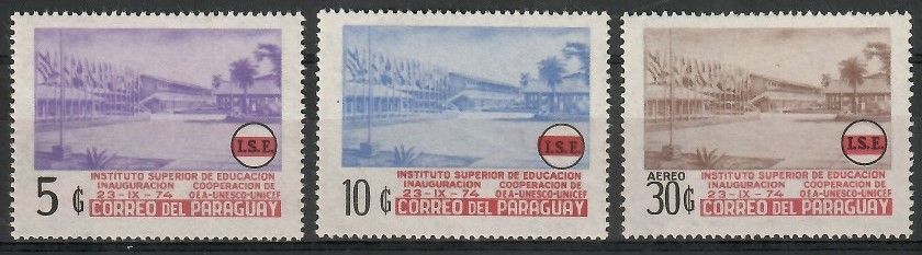 Znaczek Paragwaj 1976 Mi 2759-2761 Czyste **