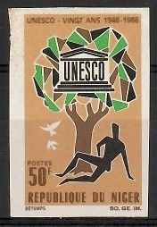 Znaczek Niger 1966 Mi 139B Czyste **