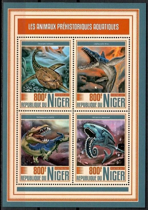 Znaczek Niger 2017 Mi ark 5246-5249 Czyste **