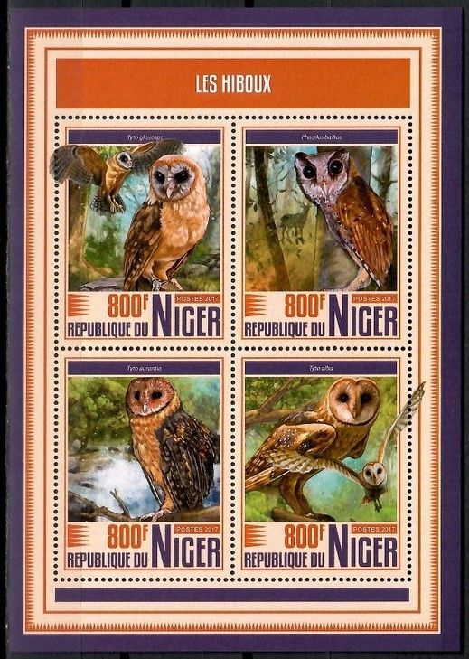Znaczek Niger 2017 Mi ark 5251-5254 Czyste **