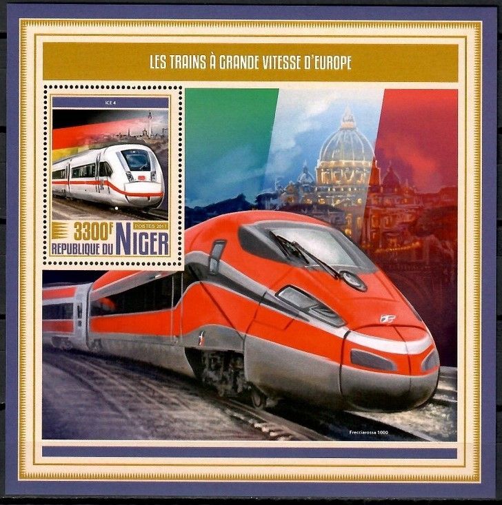 Znaczek Niger 2017 Mi bl 759 Czyste **
