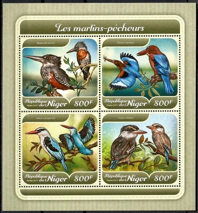 Znaczek Niger 2017 Mi ark 5403-5406 Czyste **
