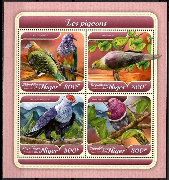 Znaczek Niger 2017 Mi ark 5393-5396 Czyste **