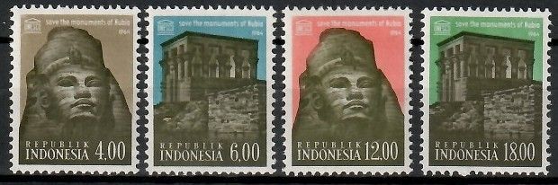 Znaczek Indonezja 1964 Mi 439-442 Czyste **