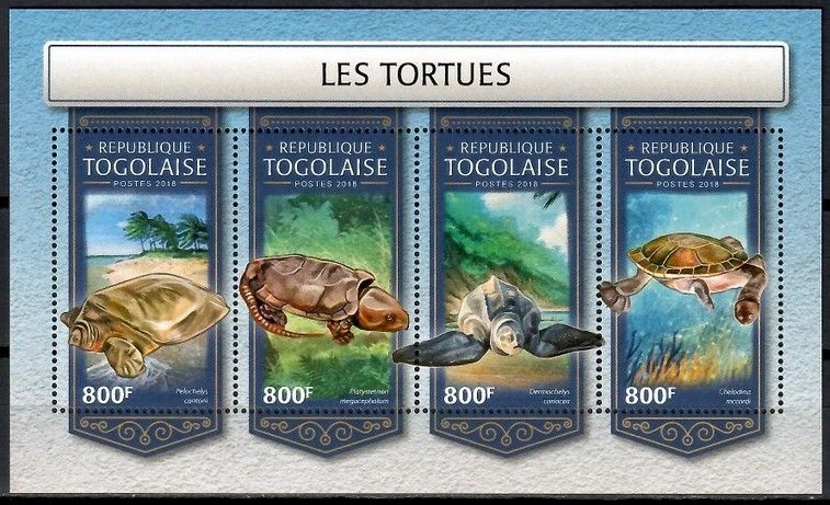 Znaczek Togo 2018 Mi ark 8926-8929 Czyste **