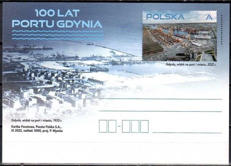 Znaczek Polska 2022 Fi Cp 1975 Całostka pocztowa