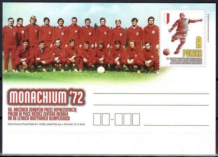 Znaczek Polska 2022 Fi Cp 1976 Całostka pocztowa