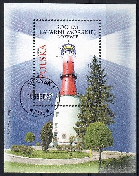 Znaczek Polska 2022 Mi abo bl 315 Fi bl 365 Stemplowane