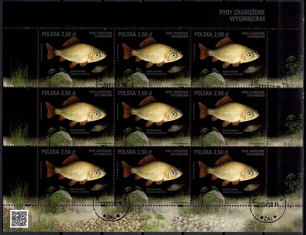 Znaczek Polska 2016 Mi abo ark 4862 Fi ark 4712 Stemplowane