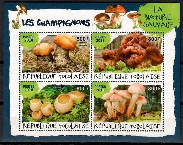 Znaczek Togo 2018 Mi ark 9146-9149 Czyste **