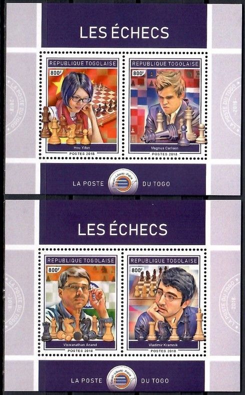Znaczek Togo 2018 Mi bl 1647-1648 Czyste **