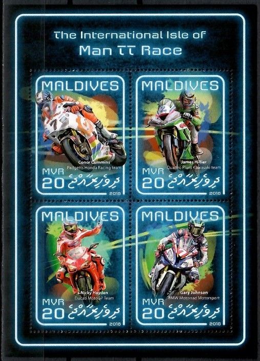 Znaczek Malediwy 2018 Mi ark 7618-7621 Czyste **