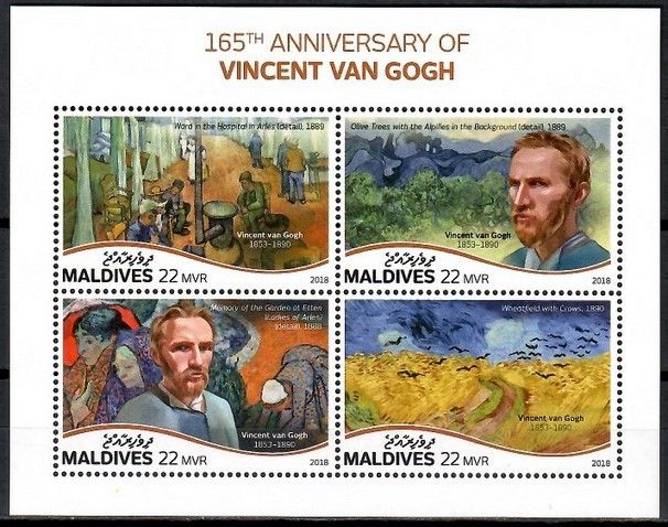 Znaczek Malediwy 2018 Mi ark 7733-7736 Czyste **