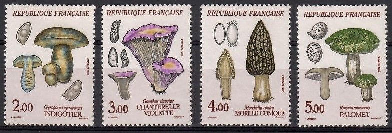 Znaczek Francja 1987 Mi 2622-2625 Czyste **