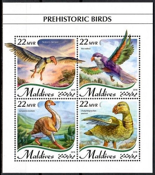 Znaczek Malediwy 2018 Mi ark 7863-7866 Czyste **