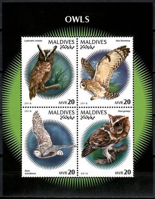 Znaczek Malediwy 2018 Mi ark 8089-8092 Czyste **