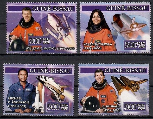 Znaczek Gwinea Bissau 2007 Mi 3530-3533 Czyste **