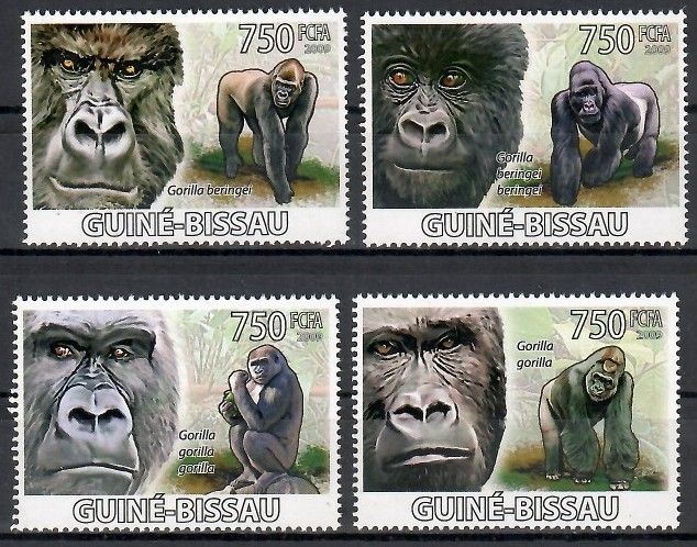 Znaczek Gwinea Bissau 2009 Mi 4178-4181 Czyste **