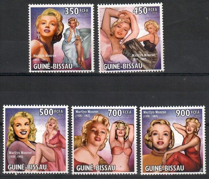 Znaczek Gwinea Bissau 2010 Mi 4551-4555 Czyste **
