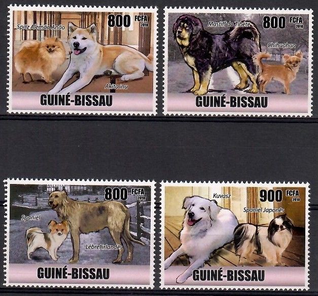 Znaczek Gwinea Bissau 2010 Mi 4890-4893 Czyste **