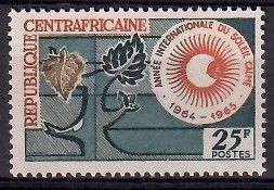 Znaczek Republika Środkowoafrykańska 1964 Mi 57 Czyste **