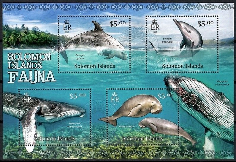 Znaczek Wyspy Salomona 2013 Mi ark 1581-1584 Czyste **