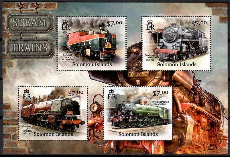 Znaczek Wyspy Salomona 2013 Mi ark 1671-1674 Czyste **