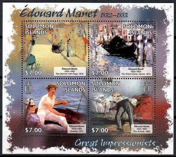Znaczek Wyspy Salomona 2013 Mi ark 1686-1689 Czyste **