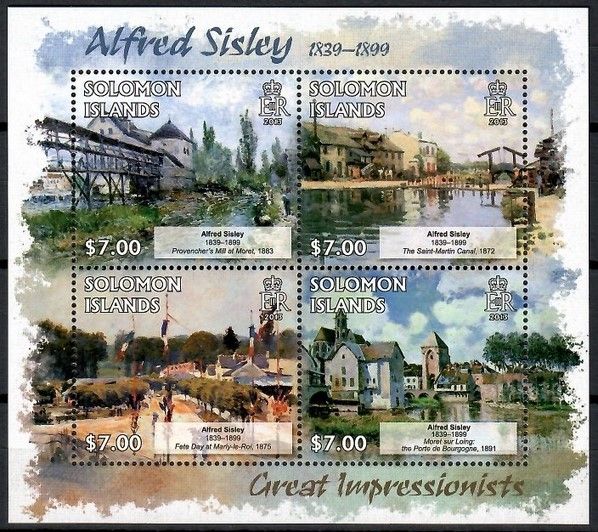 Znaczek Wyspy Salomona 2013 Mi ark 1696-1699 Czyste **