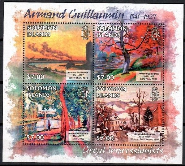 Znaczek Wyspy Salomona 2013 Mi ark 1726-1729 Czyste **