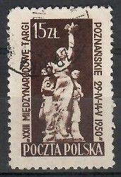Znaczek Polska 1950 Mi 557 Fi 516 Stemplowane