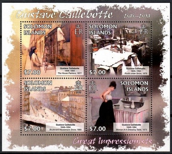 Znaczek Wyspy Salomona 2013 Mi ark 1736-1739 Czyste **