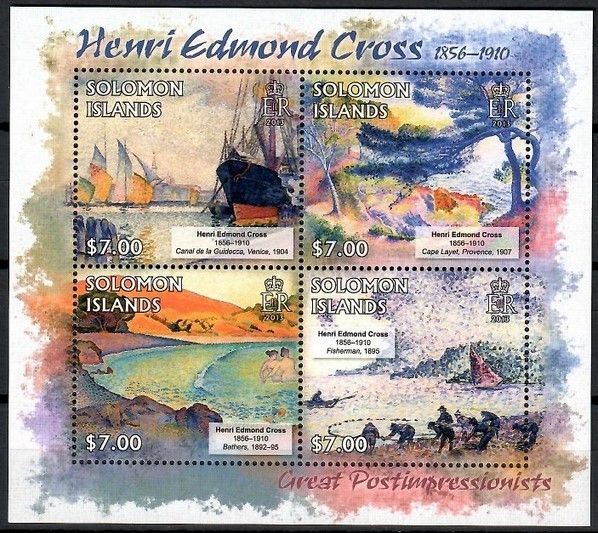 Znaczek Wyspy Salomona 2013 Mi ark 1751-1754 Czyste **