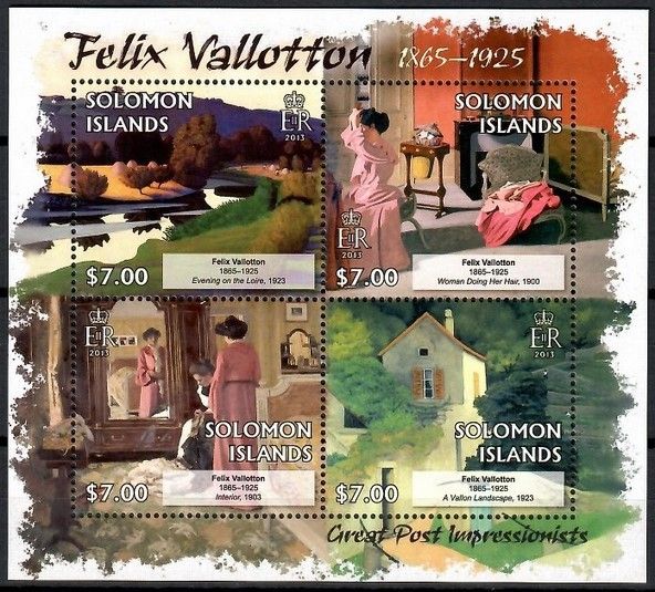 Znaczek Wyspy Salomona 2013 Mi ark 1786-1789 Czyste **