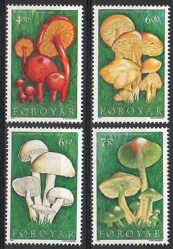 Znaczek Wyspy Owcze 1997 Mi 311-314 Czyste **