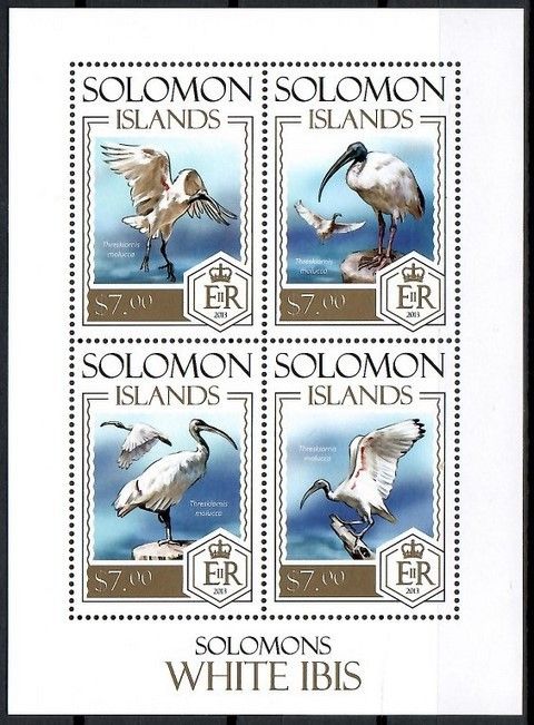 Znaczek Wyspy Salomona 2013 Mi ark 2242-2245 Czyste **