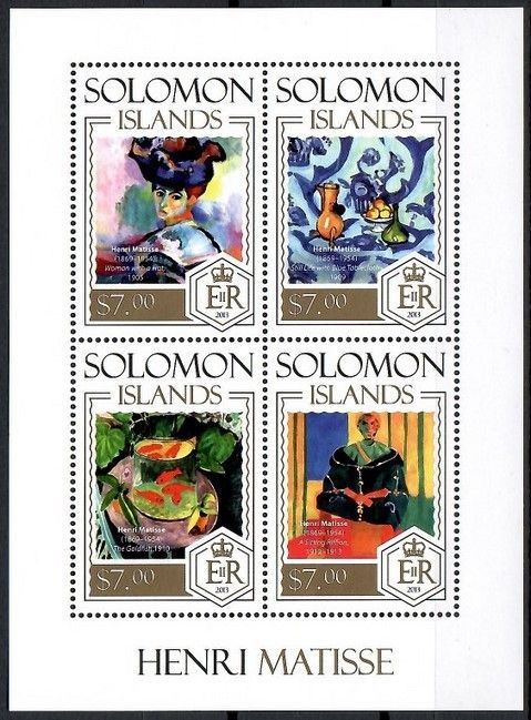 Znaczek Wyspy Salomona 2013 Mi ark 2267-2270 Czyste **