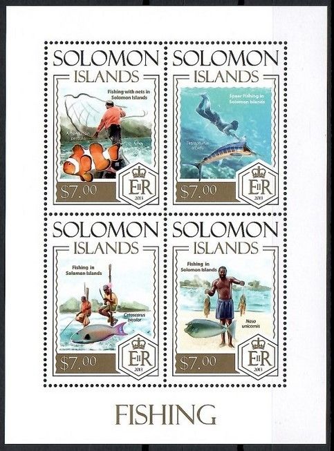 Znaczek Wyspy Salomona 2013 Mi ark 2302-2305 Czyste **
