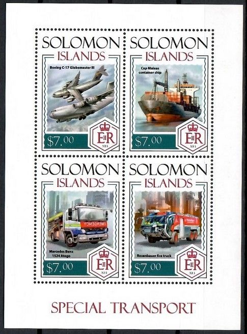 Znaczek Wyspy Salomona 2014 Mi ark 2407-2410 Czyste **