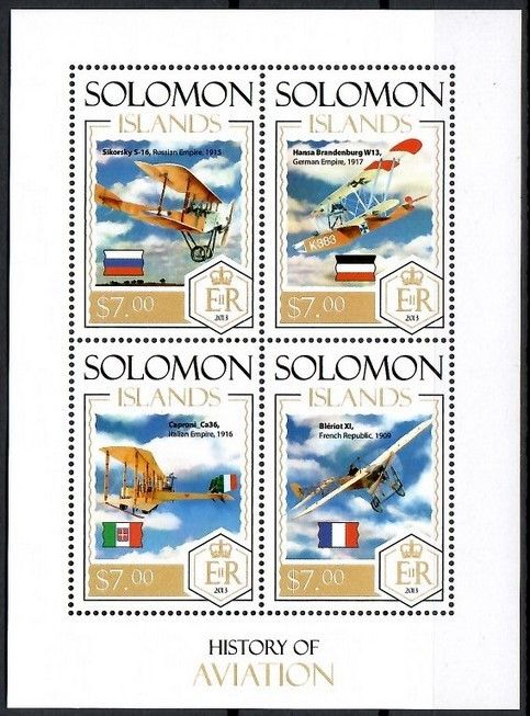 Znaczek Wyspy Salomona 2014 Mi ark 2422-2425 Czyste **