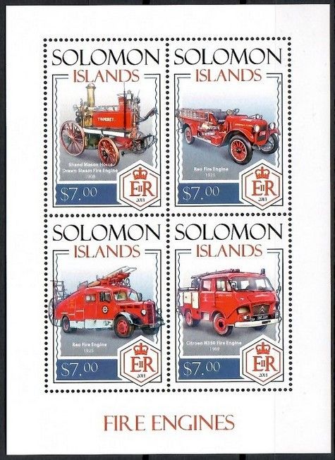 Znaczek Wyspy Salomona 2014 Mi ark 2427-2430 Czyste **