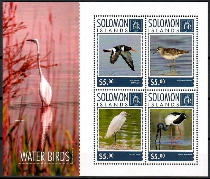 Znaczek Wyspy Salomona 2014 Mi ark 2927-2930 Czyste **