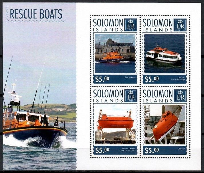 Znaczek Wyspy Salomona 2014 Mi ark 2957-2960 Czyste **