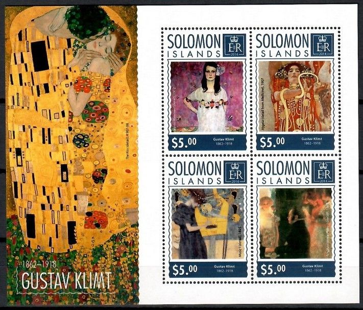 Znaczek Wyspy Salomona 2014 Mi ark 2982-2985 Czyste **