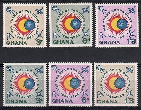 Znaczek Ghana 1964 Mi 170-172+185-187 Czyste **